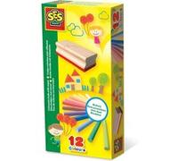 SES Creative Craies colorées 00208 éponge sans poussière pour dessin/peinture multicolore