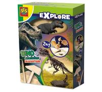 SES Creative Explore Recherche ton dinosaures et de squelettes 2 en 1 - T-rex