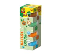 SES Creative Pâte à modeler Feel Good Nature – végan, sans gluten – 4x90g (4 couleurs)