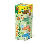SES Creative Pâte à modeler Feel Good Nature – végan, sans gluten – 4x90g (4 couleurs)
