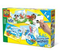 SES Creative First Peinture à l'eau et au pinceau - Animaux