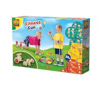 Ses Creative - Fitness et Plaisir - Exercices de Force, d'équilibre et de Mouvement - Exercices de Gymnastique - avec haltères et parallettes - Jeu Actif en Plein air