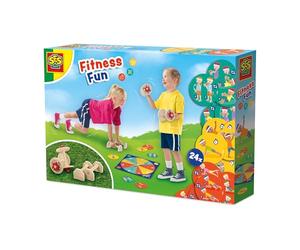Ses Creative - Fitness et Plaisir - Exercices de Force, d'équilibre et de Mouvement - Exercices de Gymnastique - avec haltères et parallettes - Jeu Actif en Plein air