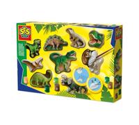 SES Creative Kit de moulage et peinture Dinosaures Vert