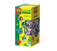 SES Creative Green Beedz - Mélange de 3000 Perles à Repasser