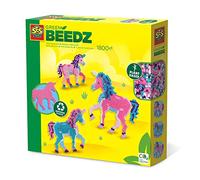 SES Creative | Green Beedz Perles à Repasser Licorne Enfant 5 Ans+ | 1800 Perles Végétales | Plaque Recyclée | Activité Manuelle Écologique | Motricité Fine | Compatible Autres Marques | Neutre en CO2