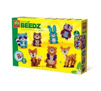 SES Creative Green Beedz - Set de billes à repasser Animaux de la forêt