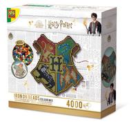 SES Creative - Coffret perles à repasser Blason Poudlard Harry Potter, 4000 perles sans PVC