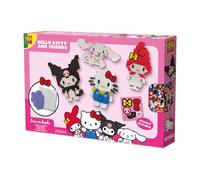 SES Creative Hello Kitty and Friends - Kit de perles à repasser | Kit de bricolage | Sans PVC | Fabriqué en Hollande | Pour filles à partir de 5 ans | Diverses couleurs | 2100 perles à repasser avec