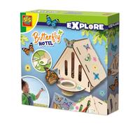 SES Creative - Kit Hôtel à papillons Explore - Activité nature éducative 6+ Bois DIY