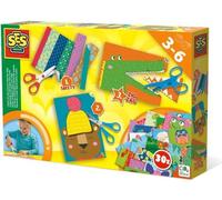 SES CREATIVE - J'apprends a découper - Ciseaux pour enfant sûrs - Multicolore