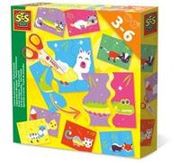 SES Creative j'apprends à découper un puzzle animal de 20 x 20 cm G