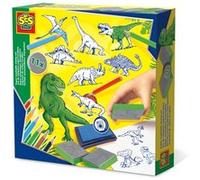 SES Creative jeu de timbres dino 11 pièces 5 pièces Vert G