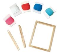 SES Creative – Métier à tisser enfant en bois 00876 – Dès 5 ans, durable (Pays-Bas), 100% neutre CO₂