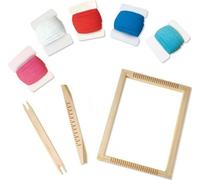 SES CREATIVE Jeu de Tissage - Avec fils de différentes couleurs
