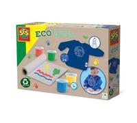 SES CREATIVE - Kit de peinture au doigt avec tablier Eco - 100% recycle
