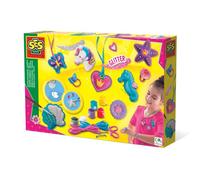 SES Creative | Kit Moulage et Peinture Bijoux | Création de Bijoux en Plâtre | Moule Réutilisable | 6 Peintures & Paillettes Inclus | Activité Créative Enfant Dès 5 Ans | Fabrication Facile & Amusante