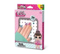 SES Creative - L.O.L. Stickers Transfert Ongles, 10, Couleurs Divers