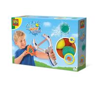 SES Creative – Lance-pierre d'eau Splash pour enfant 5 ans+ – 12 balles réutilisables absorbantes
