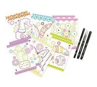 Ses Creative Doodle Cartes Illustrées À Colorier