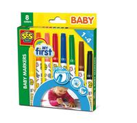 SES Creative Marqueurs 00299 – Loisir créatif, 8 marqueurs bébé