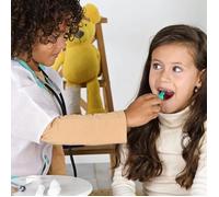 Ses Creative Mega Junior-Arzt-Set Weiß/Grün 17-Tlg