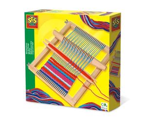 Ses Creative | Métier à Tisser Enfant en Bois | Jeu de Tissage dès 5 Ans | Activité Manuelle Textile pour Motricité Fine et Créativité | Jouet Durable Fabriqué aux Pays-Bas | 100% Neutre CO₂ | 00876