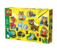 Ses Creative Moulage Et Peinture - Animaux De La Forêt Multicolore