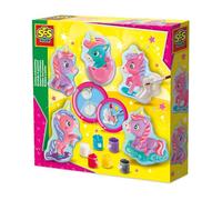 SES Creative – Moulage et peinture – Bébés Licornes – Jaune – Dès 5 ans
