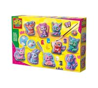 SES Creative Kit moulage et peinture 01342 – Licornes et dragons, dès 5 ans