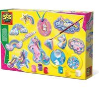 SES CREATIVE - Moulage et peinture Licornes - Kit créatif pour enfants de plus de 5 ans