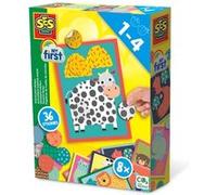SES Creative - Autocollants "My First" imprimés animaux 14485