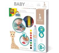 SES Creative - My first - Sophie la girafe - Feutres pour bébé - Peinture bebe - Premier crayon - Peinture a l eau bebe