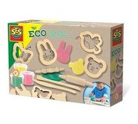 SES Creative - Pâte à modeler avec des outils en bois Eco Neutre G