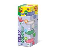 SES Creative- Pâte à Modeler Feel Good-Relax (4x90gr), 00514, Petit Détendez-vou