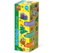 Ses Creative Pâte À Modeler Fundo - Dinosaures (3x90gr-1x40gr)