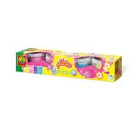 SES Creative Pâte à Modeler pailletée 4x90gr