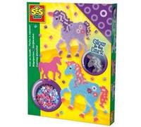 Boite de perles technique à repasser : licornes glow in the dark ses creative Bleu G