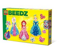SES Creative - Perles à Repasser - Princesses avec Diamants Couleurs Divers 06269