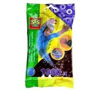 SES Creative perles Beedzde repassage en plastique 1000 pièces brun foncé Marron foncé G