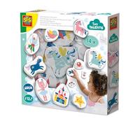 SES Creative - Jouet de bain Tiny Talents AQUA - 14 formes en mousse, sans moisissure, dès 12 mois