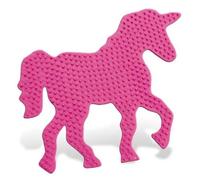 SES Creative – Plateau pour perles à repasser – Licorne fantaisie – Rose