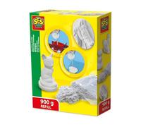 SES Creative | Recharge Plâtre de Moulage 900g | Plâtre Blanc Pour Créations DIY | Compatible Avec Moules SES | Activité Manuelle Enfant 5 Ans+ | Idéal Pour Loisirs Créatifs et Éducatifs