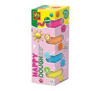 SES Creative – Set de 4 pots de pâte à modeler Feel Good Happy – 4 x 90 g
