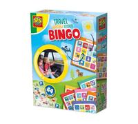 SES Creative Jouet de voyage 02238 – Bingo avec autocollants de fenêtre – Multicolore – 3 ans