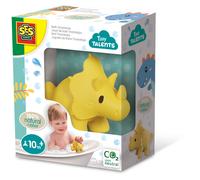 Ses Creative Tiny Talents Jouet De Bain Tricératops - 100% Caoutchouc Naturel