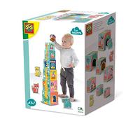 SES Creative – Tour de blocs à empiler avec figurines d'animaux