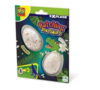 SES Creative | Œufs Dinosaure à Faire Éclore | Jouet Dinosaure Qui Grandit dans l’Eau | Activité Éducative Enfant 5 Ans+ | 2 Œufs Magiques | Idée Cadeau Originale Dinosaures