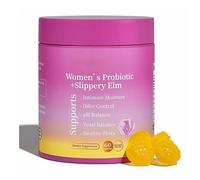 Ses gummies de probiotiques féminines juteuses pour les femmes - soutient l'équilibre du pH, la santé intestinale et le système immunitaire, les prébiotiques et le mélange de Lactobacillus,Pink