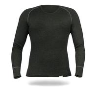 SES Haut Thermique Homme Manches Longues S - 4XL en 75% Coton & 25% Polyester - Sous Vêtement/Pull pour Chaleur et Confort - T-shirt Respirant - Olive